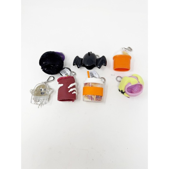 Bath & Body Works Lot of 7 Halloween PocketBac Holder Ghost Bat Cat Candle - Picture 2 of 2